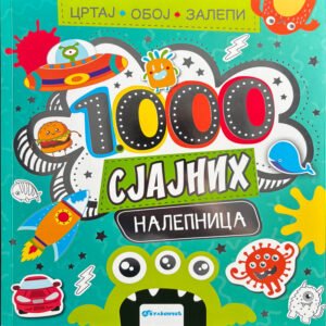 CRTAJ,OBOJ,ZALEPI-1000 SJAJNIH NALEPNICA