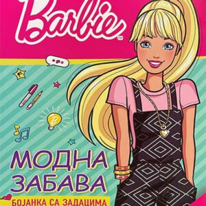 BARBIE MODNA ZABAVA-BOJANKA SA ZADACIMA