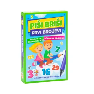 EDU KARTICE PIŠI BRIŠI-PRVI BROJEVI