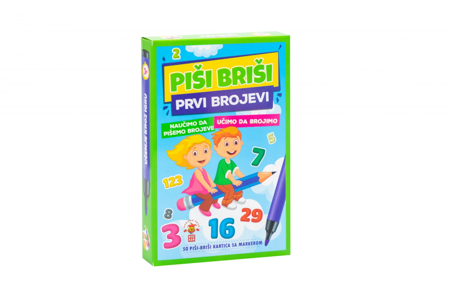 EDU KARTICE PIŠI BRIŠI-PRVI BROJEVI