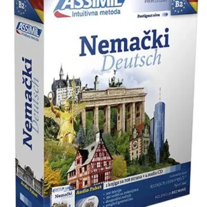 NEMAČKI A1, A2, B1, B2 NIVO KNJIGA + 4 CD