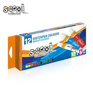 Tempere 6 ml - 12 komada Scool