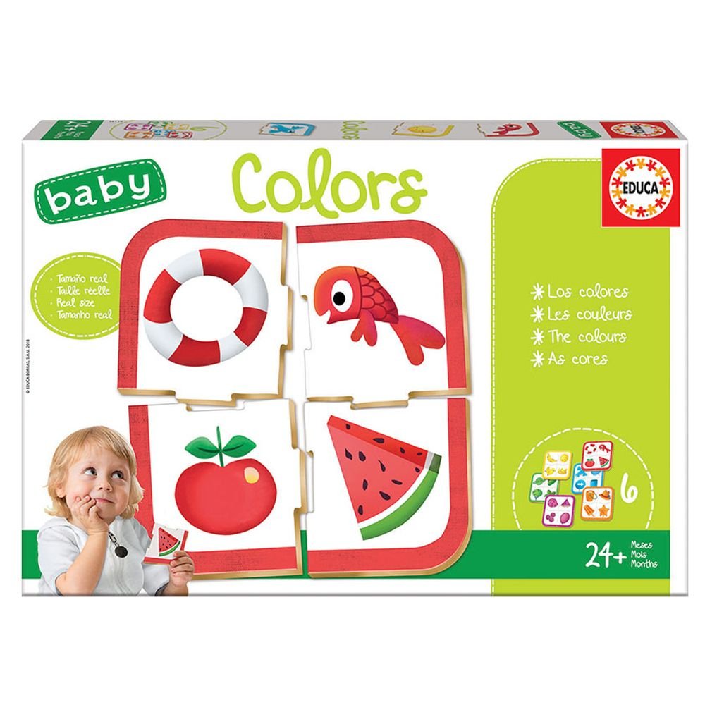 Educa Baby Puzzle Boje