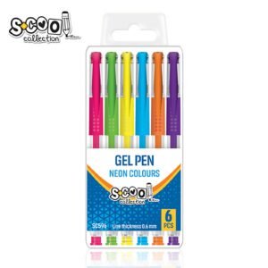 Neon Gel olovke 6 komada