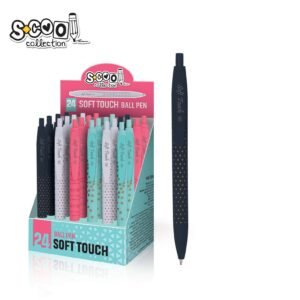 Hemijska olovka Soft touch Crna 1mm