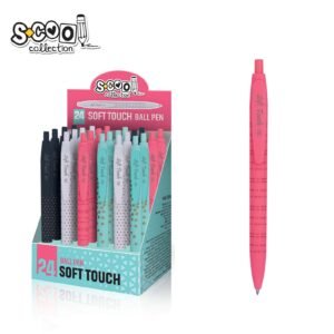Hemijska olovka Soft touch Roze 1mm