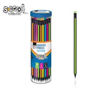 Grafitna olovka Triangular Scool Zeleno Crna