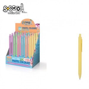 Hemijska olovka Scool Pastel Žuta