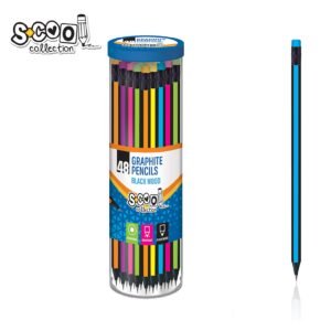 Grafitna olovka Triangular Scool Plavo Crna