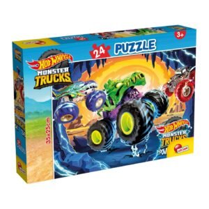Hot Weels Monster Trucks Lisciani Puzzle 24 dela