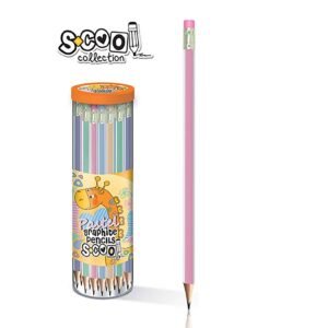 Grafitna olovka Scool Pastel Roze