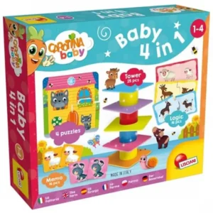 Lisciani Carotina Edukativna igra Baby 4 u 1-Farma