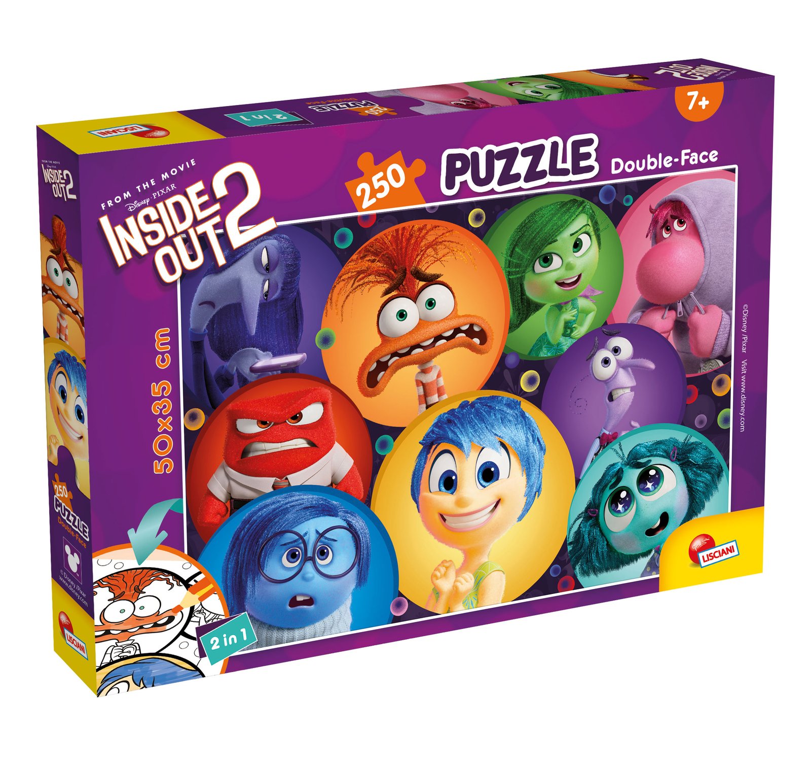 Inside Out 2 Lisciani Puzzle 250 delova