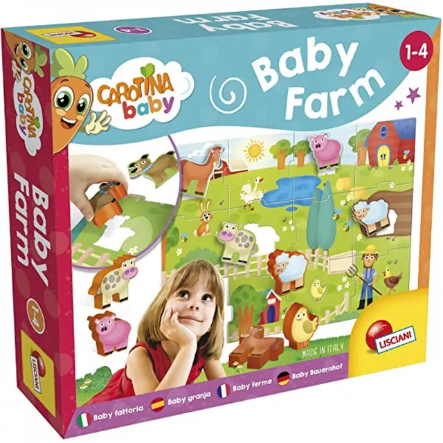 Carotina Edukativna slagalica Baby Farma Lisciani