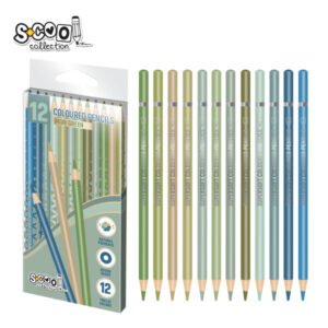 Drvene bojice Super soft Mori green Scool