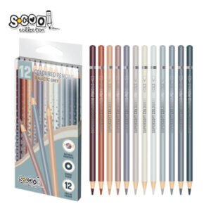 Drvene bojice Super Soft Galactic Grey Scool