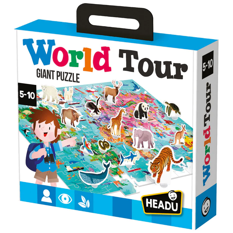 Headu World Tour - Džinovska puzzla sveta