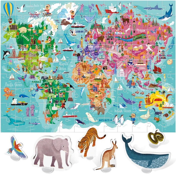 Headu World Tour - Džinovska puzzla sveta - Slika 2